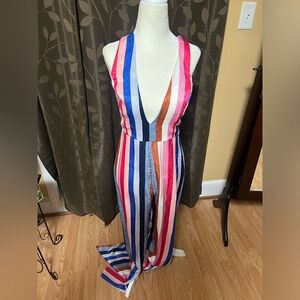 Striped Multicolor Jumpsuit